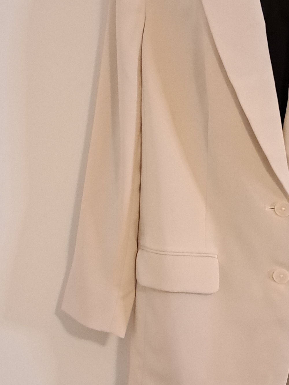 Express NWT Cream Boyfriend Lined Blazer Misses Size XL - Picture 10 of 12